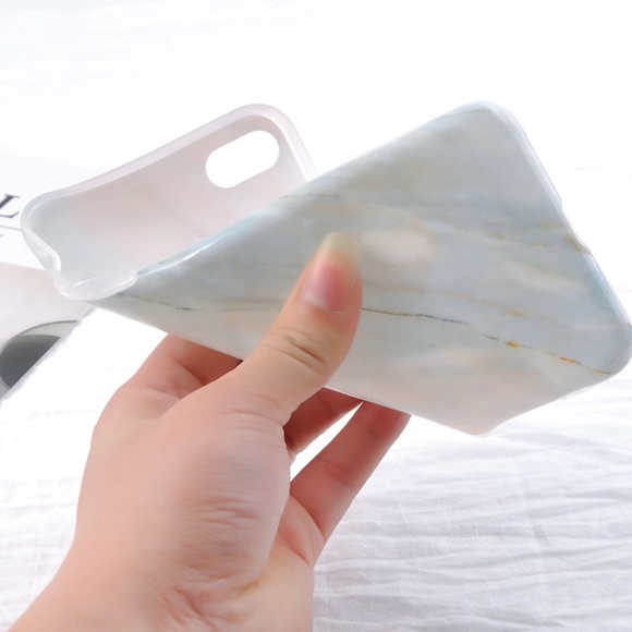 NEW iPhone X/Xs Granite Marble Stone Soft TPU Case - Picture 2 of 2